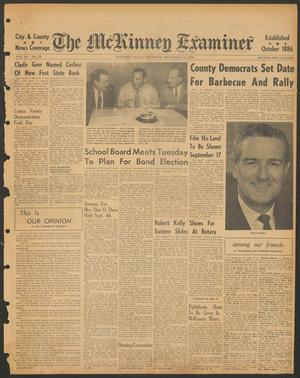 Primary view of object titled 'The McKinney Examiner (McKinney, Tex.), Vol. 84, No. 52, Ed. 1 Thursday, September 10, 1970'.