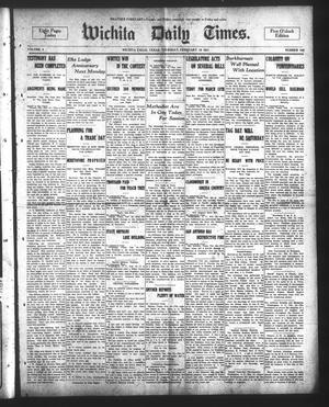 Wichita Daily Times. (Wichita Falls, Tex.), Vol. 4, No. 240, Ed. 1 Thursday, February 16, 1911