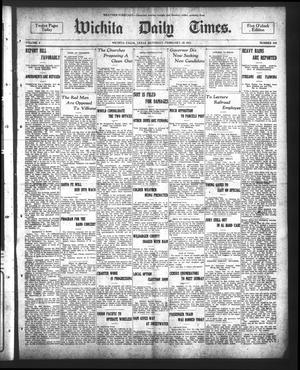 Primary view of object titled 'Wichita Daily Times. (Wichita Falls, Tex.), Vol. 4, No. 242, Ed. 1 Saturday, February 18, 1911'.
