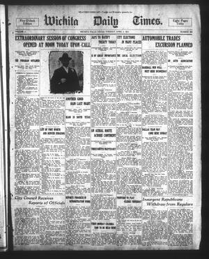 Wichita Daily Times. (Wichita Falls, Tex.), Vol. 4, No. 280, Ed. 1 Tuesday, April 4, 1911