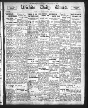 Primary view of object titled 'Wichita Daily Times. (Wichita Falls, Tex.), Vol. 4, No. 282, Ed. 1 Thursday, April 6, 1911'.