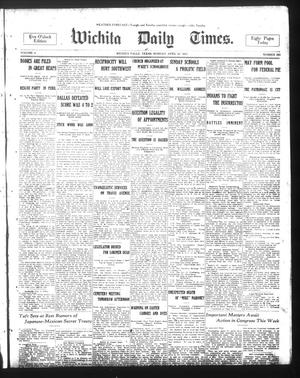 Primary view of object titled 'Wichita Daily Times. (Wichita Falls, Tex.), Vol. 4, No. 285, Ed. 1 Monday, April 10, 1911'.