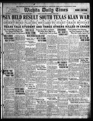 Wichita Daily Times (Wichita Falls, Tex.), Vol. 20, No. 30, Ed. 1 Saturday, June 12, 1926