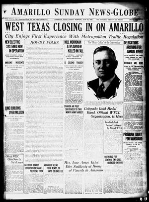 Amarillo Sunday News-Globe (Amarillo, Tex.), Vol. 17, No. 186, Ed. 1 Sunday, June 20, 1926
