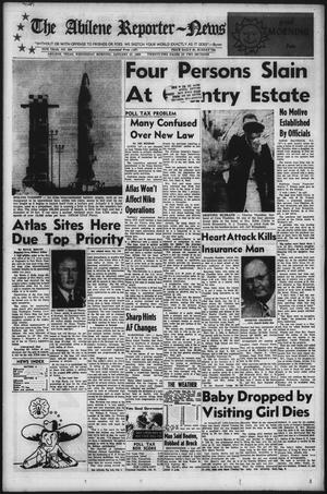 Primary view of object titled 'The Abilene Reporter-News (Abilene, Tex.), Vol. 79, No. 224, Ed. 1 Wednesday, January 27, 1960'.
