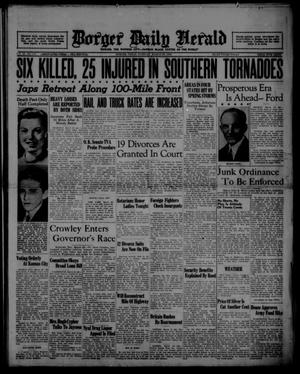 Borger Daily Herald (Borger, Tex.), Vol. 12, No. 111, Ed. 1 Tuesday, March 29, 1938