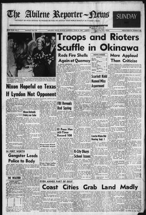 Primary view of object titled 'The Abilene Reporter-News (Abilene, Tex.), Vol. 80, No. 3, Ed. 1 Sunday, June 19, 1960'.