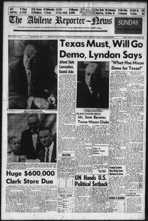 The Abilene Reporter-News (Abilene, Tex.), Vol. 80, No. 94, Ed. 1 Sunday, September 18, 1960