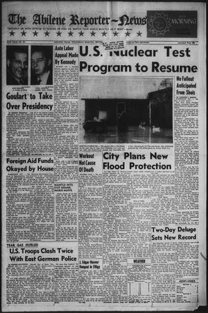 Primary view of object titled 'The Abilene Reporter-News (Abilene, Tex.), Vol. 81, No. 79, Ed. 1 Wednesday, September 6, 1961'.