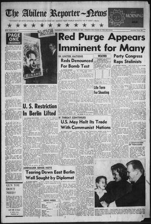 The Abilene Reporter-News (Abilene, Tex.), Vol. 81, No. 127, Ed. 1 Wednesday, October 25, 1961