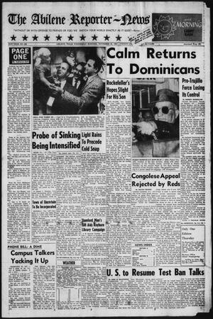 The Abilene Reporter-News (Abilene, Tex.), Vol. 81, No. 155, Ed. 1 Wednesday, November 22, 1961