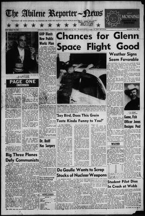The Abilene Reporter-News (Abilene, Tex.), Vol. 81, No. 248, Ed. 1 Tuesday, February 20, 1962