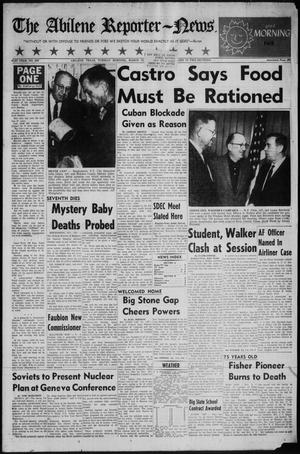 The Abilene Reporter-News (Abilene, Tex.), Vol. 81, No. 269, Ed. 1 Tuesday, March 13, 1962