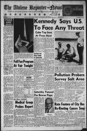 The Abilene Reporter-News (Abilene, Tex.), Vol. 82, No. 90, Ed. 1 Friday, September 14, 1962