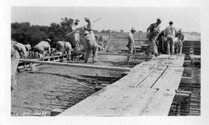 [Photograph of Construction on Dry Berry Creek Bridge]