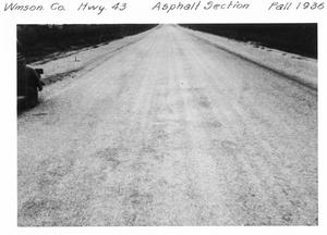 Primary view of object titled '[Photograph of Asphalt Section #8]'.