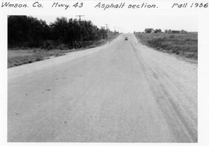 Primary view of object titled '[Photograph of Asphalt Section #6]'.