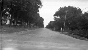 Primary view of object titled '[Brushy Street looking north in Georgetown]'.