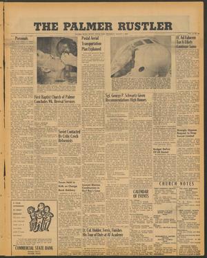 Primary view of object titled 'The Palmer Rustler (Palmer, Tex.), Vol. 43, No. 30, Ed. 1 Thursday, August 1, 1968'.