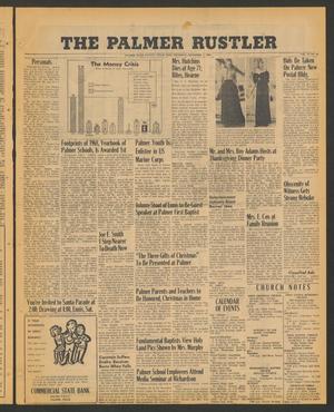 Primary view of object titled 'The Palmer Rustler (Palmer, Tex.), Vol. 43, No. 48, Ed. 1 Thursday, December 5, 1968'.
