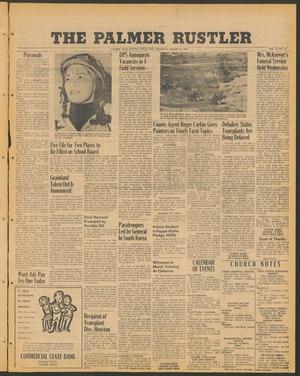 The Palmer Rustler (Palmer, Tex.), Vol. 44, No. 12, Ed. 1 Thursday, March 20, 1969