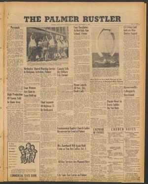 Primary view of object titled 'The Palmer Rustler (Palmer, Tex.), Vol. 44, No. 34, Ed. 1 Thursday, September 25, 1969'.