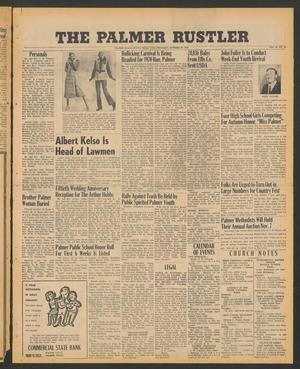 Primary view of object titled 'The Palmer Rustler (Palmer, Tex.), Vol. 45, No. 42, Ed. 1 Thursday, October 22, 1970'.