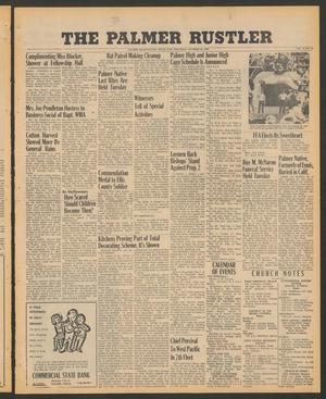 The Palmer Rustler (Palmer, Tex.), Vol. 45, No. 43, Ed. 1 Thursday, October 29, 1970