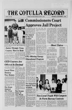 The Cotulla Record (Cotulla, Tex.), Ed. 1 Thursday, December 1, 1988