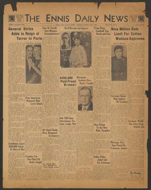 The Ennis Daily News (Ennis, Tex.), Vol. 40, No. 333, Ed. 1 Thursday, February 8, 1934