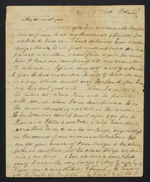 [Letter from Elizabeth Upshur Teackle to her sister Ann Eyre, January 4, 1810]