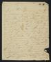 Primary view of [Letter from Andrew D. Campbell to Elizabeth Upshur Teackle, August 22, 1810]