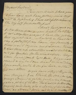 [Letter from Elizabeth Upshur Teackle to her husband, Littleton Dennis Teackle, October 29, 1811]