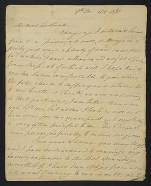 [Letter from Elizabeth Upshur Teackle to her husband, Littleton Dennis Teackle, December 9, 1811]