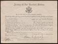 Thumbnail image of item number 1 in: '[Master Sergeant Promotion Certificate]'.