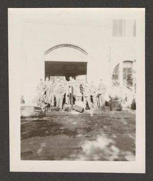 [Group Photo of U.S. Soldiers in Front of Building]