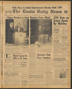 Primary view of object titled 'The Ennis Daily News (Ennis, Tex.), Vol. 77, No. 55, Ed. 1 Thursday, March 6, 1969'.