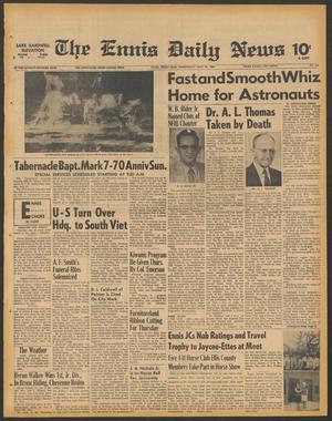 Primary view of object titled 'The Ennis Daily News (Ennis, Tex.), Vol. 77, No. 174, Ed. 1 Wednesday, July 23, 1969'.