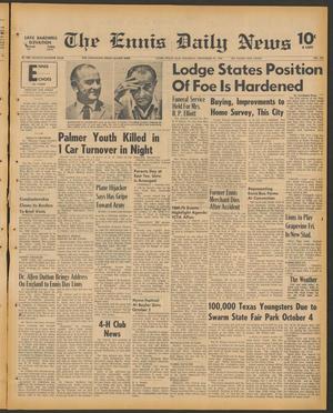 The Ennis Daily News (Ennis, Tex.), Vol. 77, No. 228, Ed. 1 Thursday, September 25, 1969