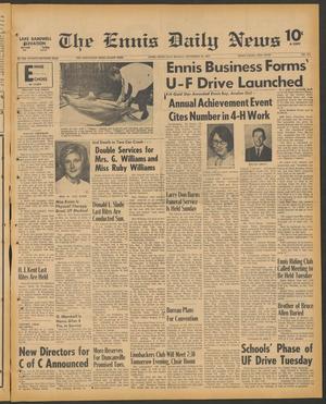 The Ennis Daily News (Ennis, Tex.), Vol. 77, No. 231, Ed. 1 Monday, September 29, 1969