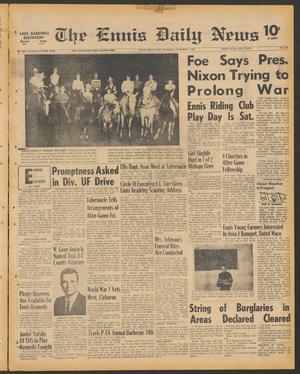 The Ennis Daily News (Ennis, Tex.), Vol. 77, No. 240, Ed. 1 Thursday, October 9, 1969