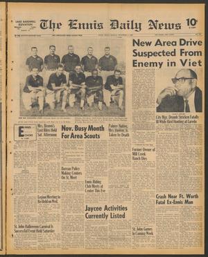 The Ennis Daily News (Ennis, Tex.), Vol. 77, No. 261, Ed. 1 Monday, November 3, 1969