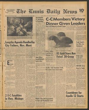 The Ennis Daily News (Ennis, Tex.), Vol. 77, No. 265, Ed. 1 Friday, November 7, 1969