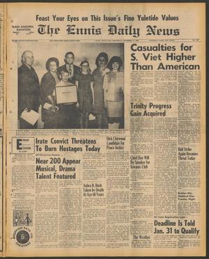 The Ennis Daily News (Ennis, Tex.), Vol. 77, No. 298, Ed. 1 Wednesday, December 17, 1969