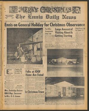 The Ennis Daily News (Ennis, Tex.), Vol. 77, No. 304, Ed. 1 Wednesday, December 24, 1969