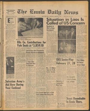 The Ennis Daily News (Ennis, Tex.), Vol. 78, No. 46, Ed. 1 Wednesday, February 25, 1970