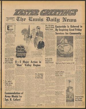 Primary view of object titled 'The Ennis Daily News (Ennis, Tex.), Vol. 78, No. 73, Ed. 1 Sunday, March 29, 1970'.