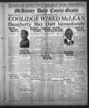 McKinney Daily Courier-Gazette (McKinney, Tex.), Vol. 28, Ed. 1 Thursday, March 6, 1924