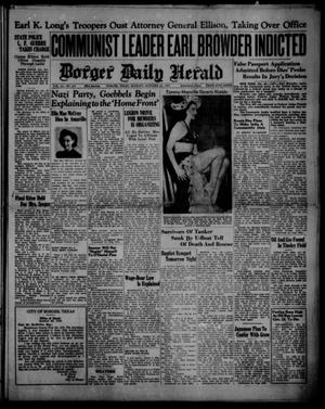 Borger Daily Herald (Borger, Tex.), Vol. 13, No. 287, Ed. 1 Monday, October 23, 1939