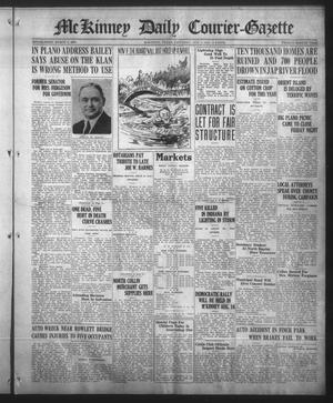 McKinney Daily Courier-Gazette (McKinney, Tex.), Vol. 28, Ed. 1 Saturday, August 9, 1924